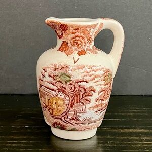 Miniature Pitcher Jug Cruet  4.5" Mountain Woodland Nasco Replacement Piece